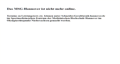 Desktop Screenshot of msg-hannover.de